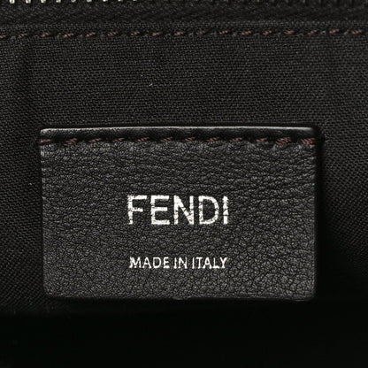 Fendi Vitello Dolce 4 Color Medium By The Way Boston Bag Carbone Grigio Polvere Multicolor 6 of 12