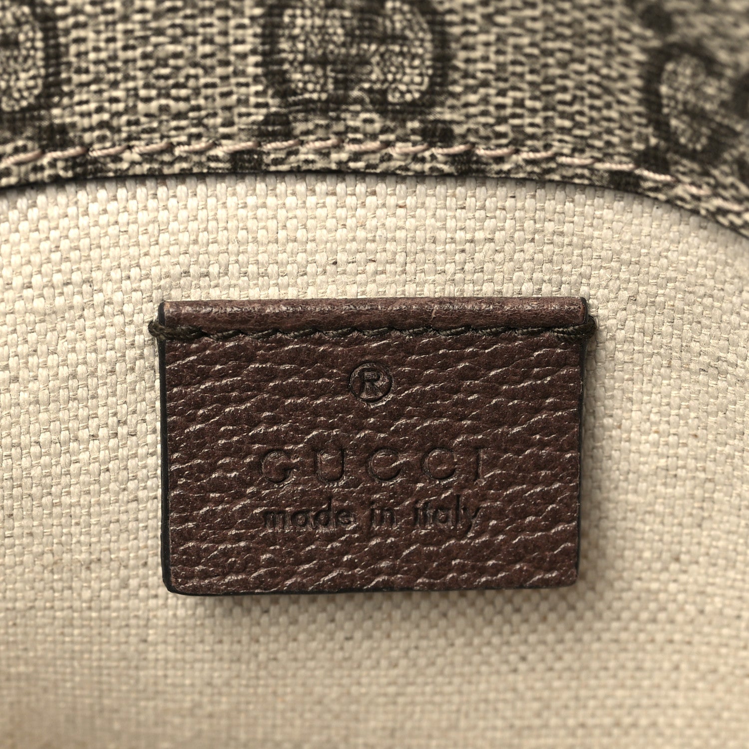 Gucci GG Supreme Monogram Neo Vintage Web Belt Bag Brown 6 of 7