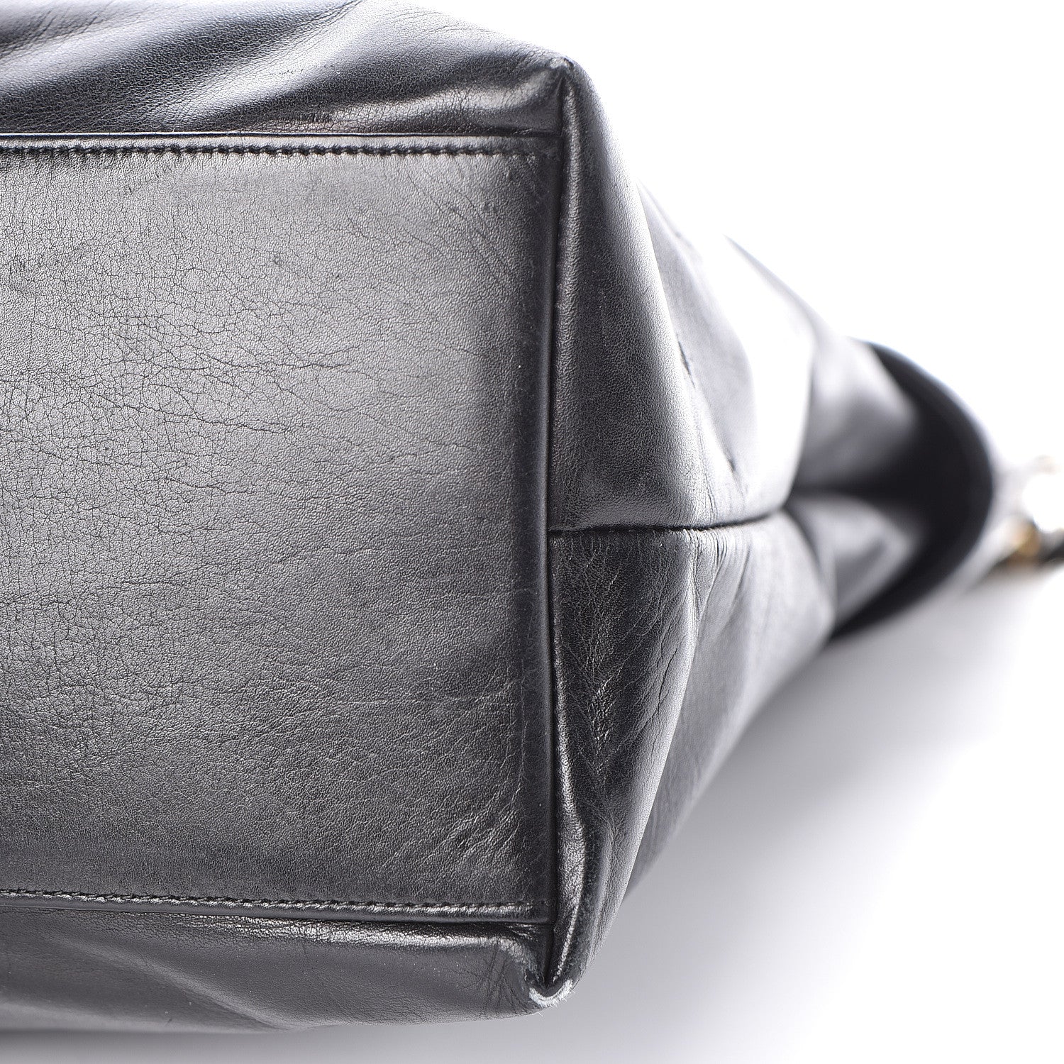 Chanel Calfskin Quilted Large Shoulder Bag Black 23 of 23