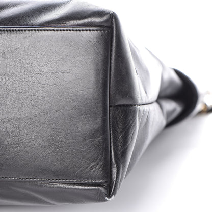 Chanel Calfskin Quilted Large Shoulder Bag Black 23 of 23