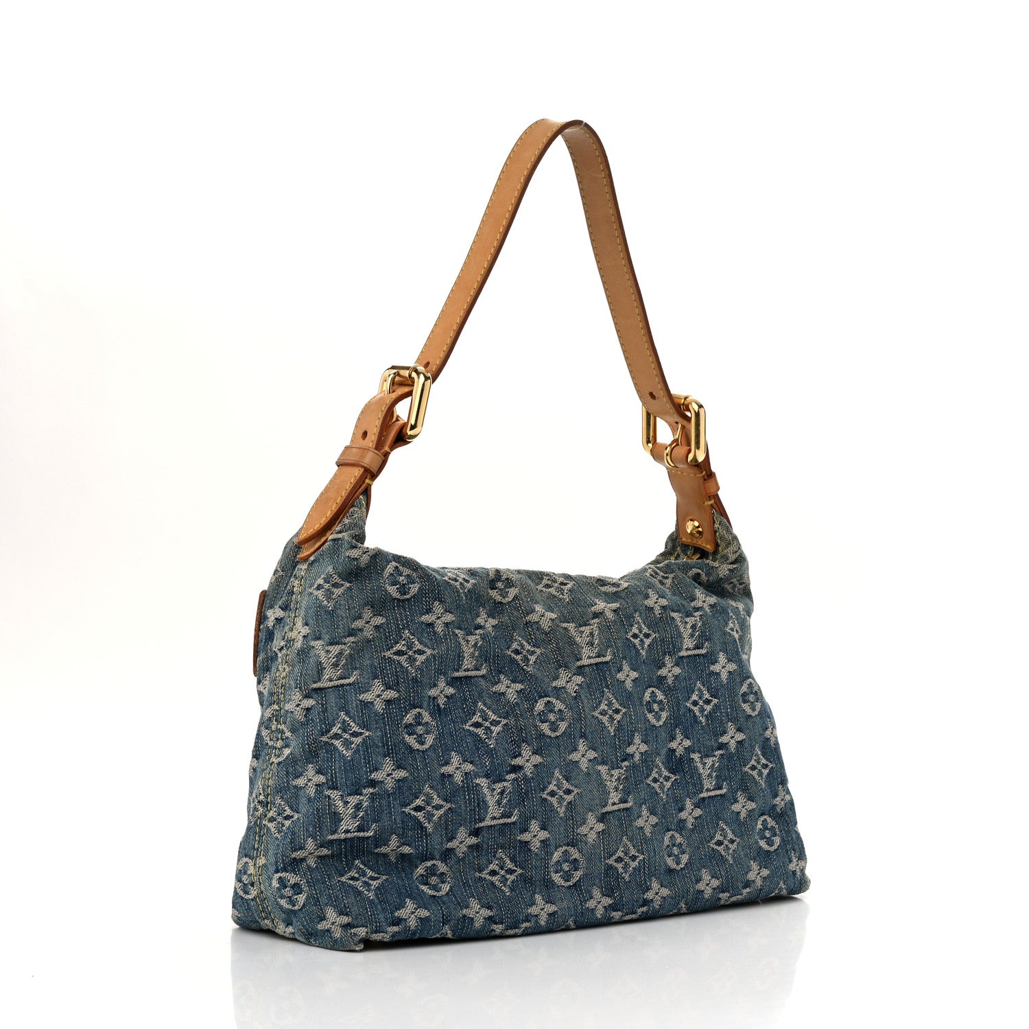 Louis Vuitton Monogram Denim Baggy PM Blue 3 of 11