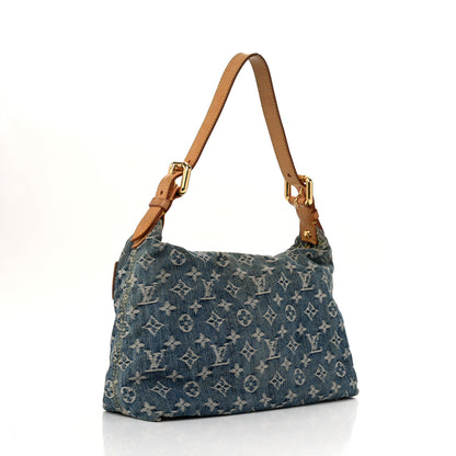 Louis Vuitton Monogram Denim Baggy PM Blue 3 of 11