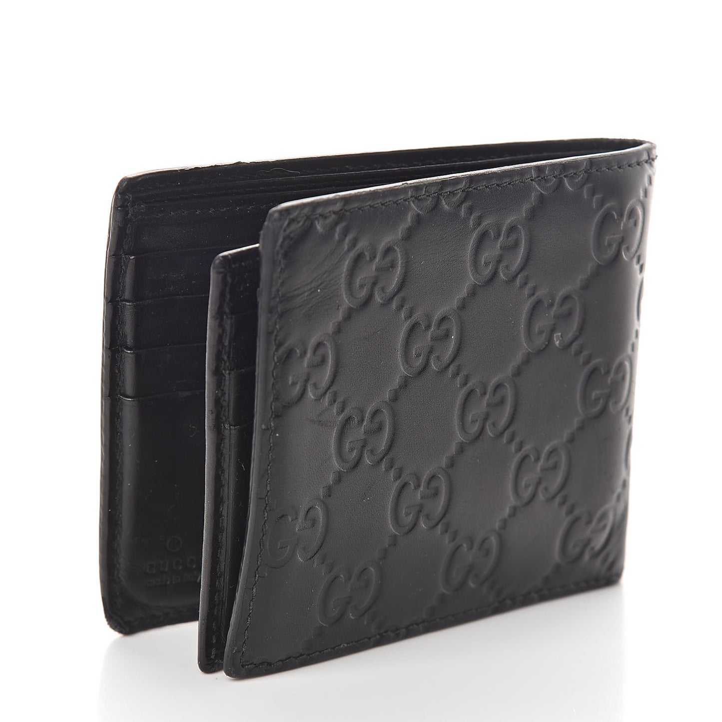 Guccissima Bi-Fold Wallet Black