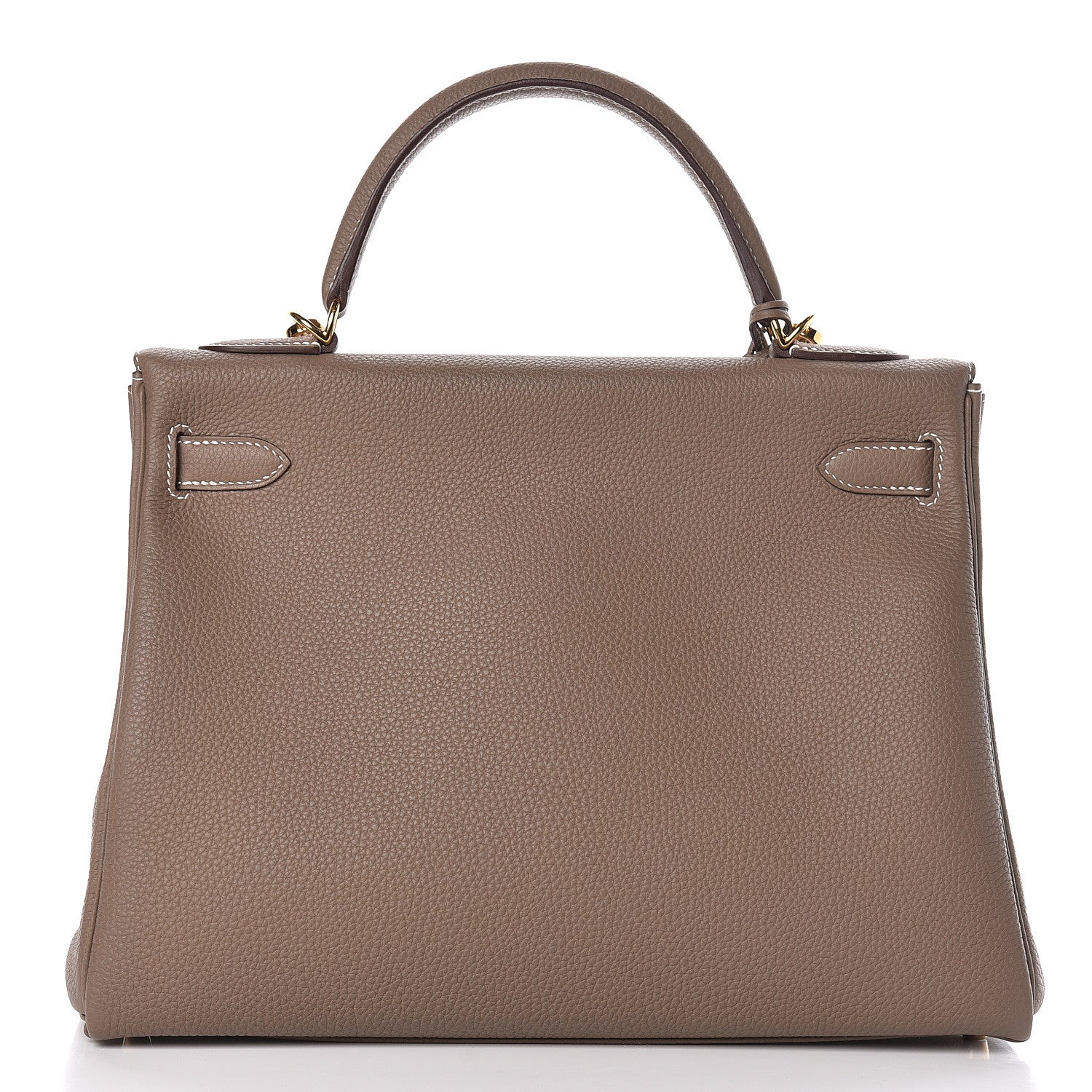 Hermes Togo Kelly Retourne 32 Etoupe 4 of 40