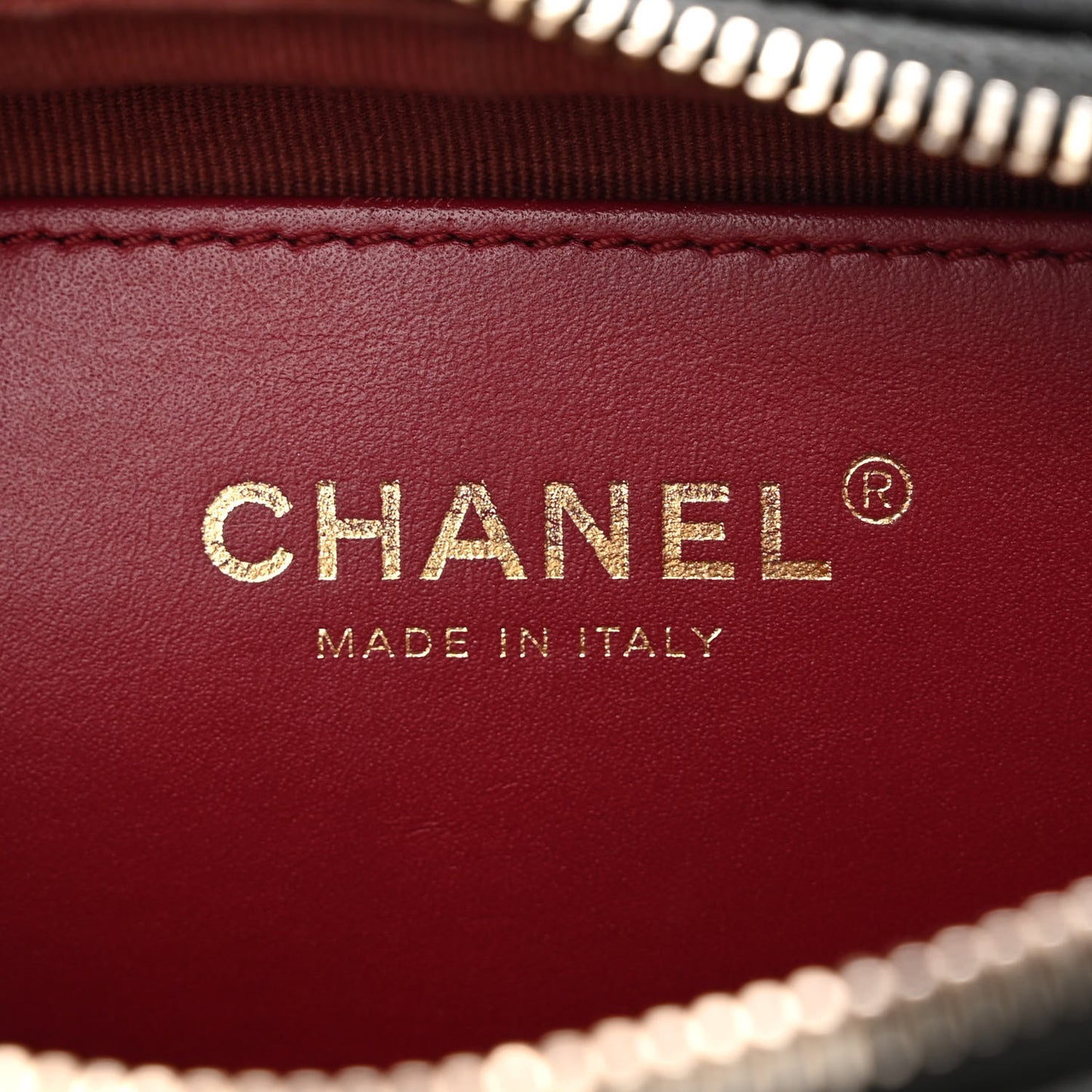 Lambskin Quilted CC Chain Hobo Black