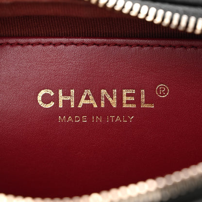 Chanel Lambskin Quilted CC Chain Hobo Black 6 of 10