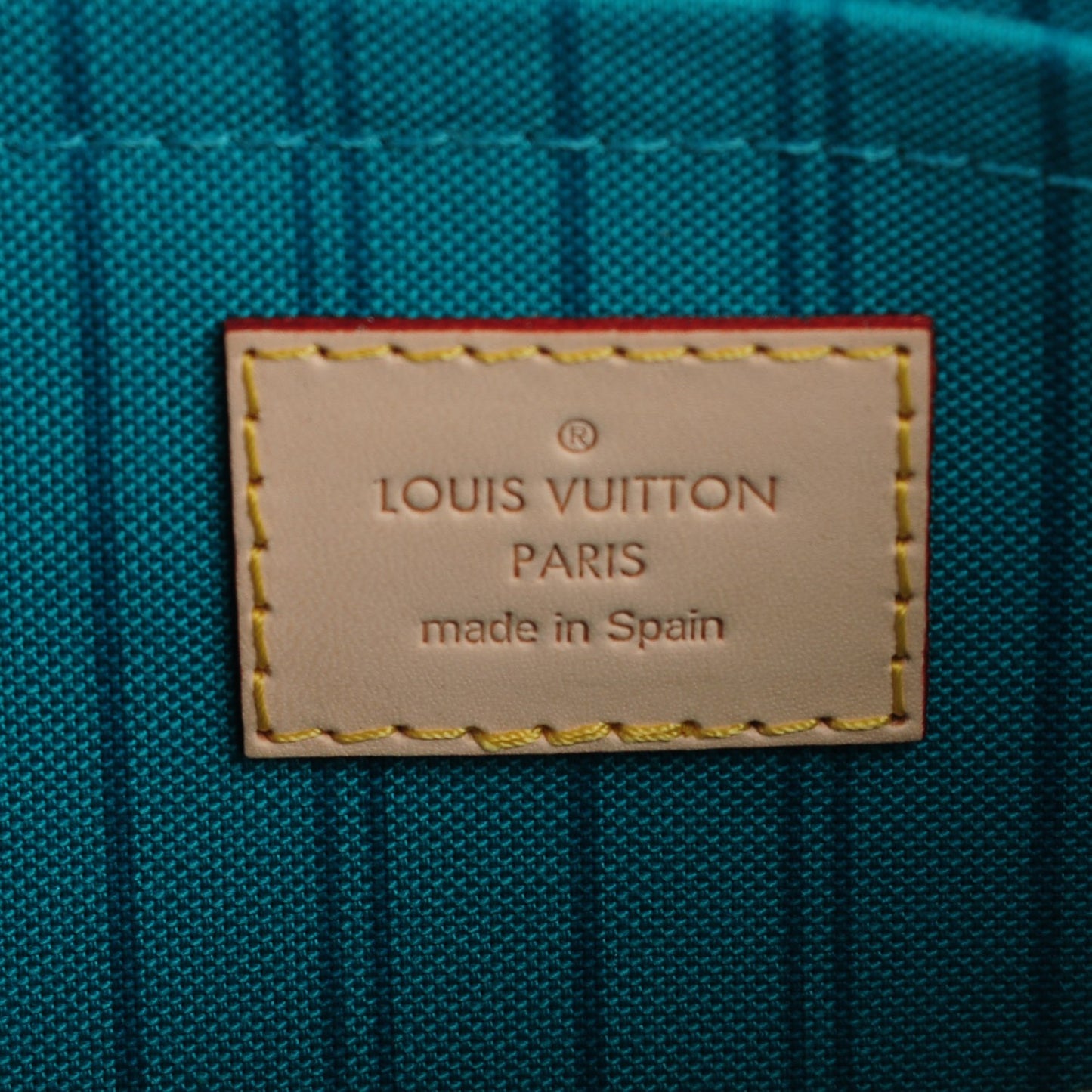 Monogram Neverfull MM GM Pochette Turquoise