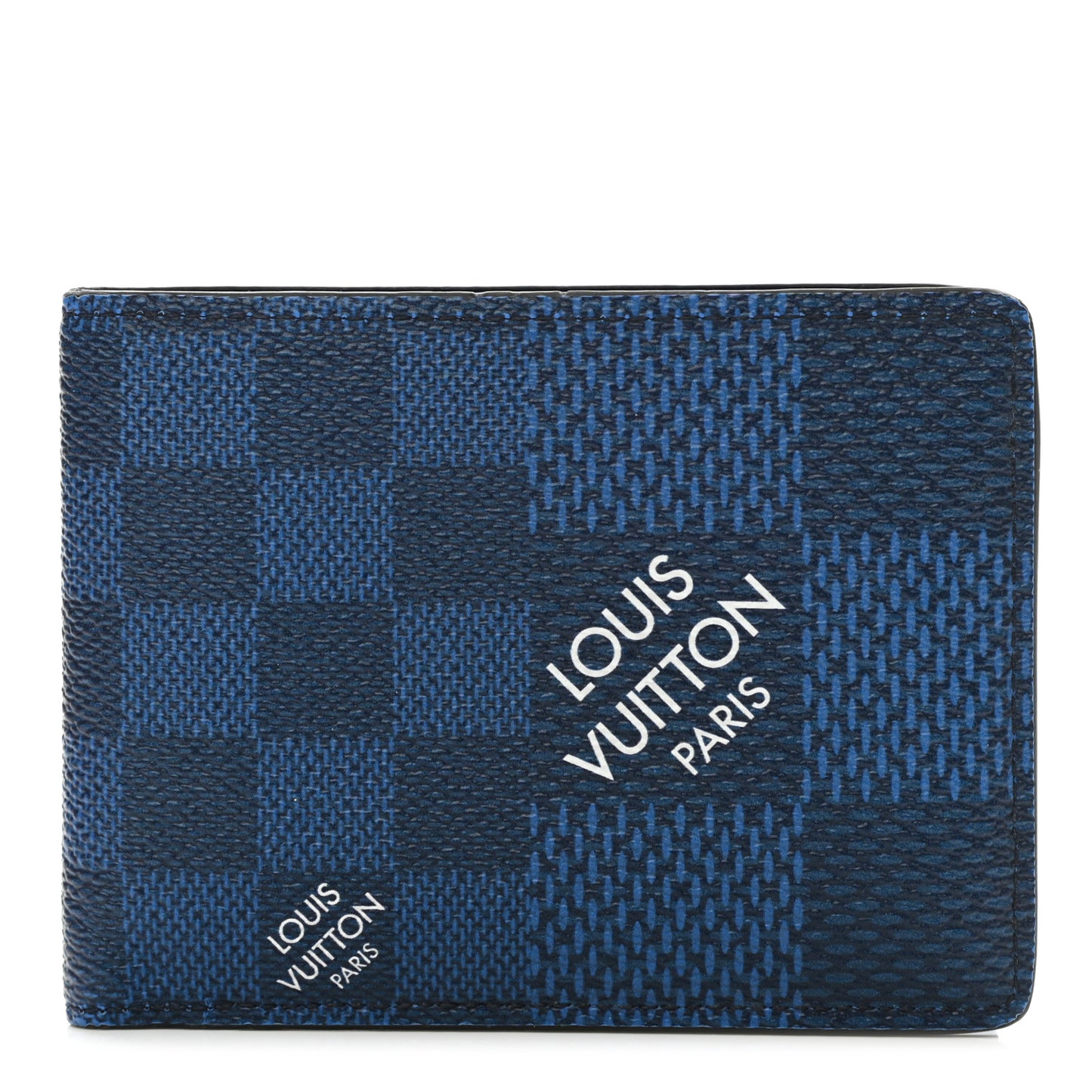 Damier Graphite 3D Multiple Wallet Navy