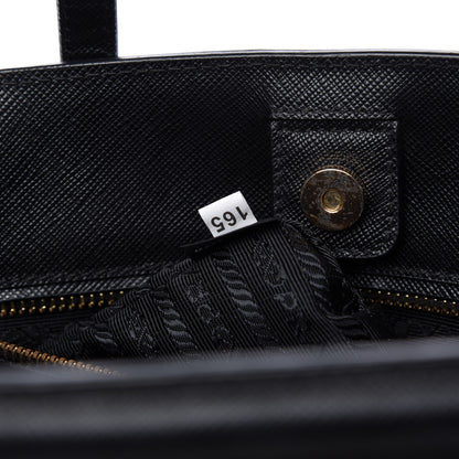 Prada Saffiano Soft Tote Black 9 of 10