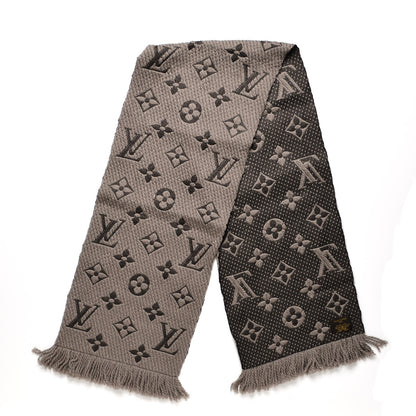 Louis Vuitton Wool Silk Logomania Scarf Verone 1 of 3