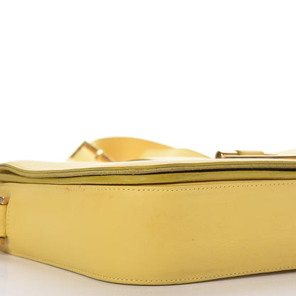 Saint Laurent Calfskin Classic Y Satchel Yellow 12 of 15