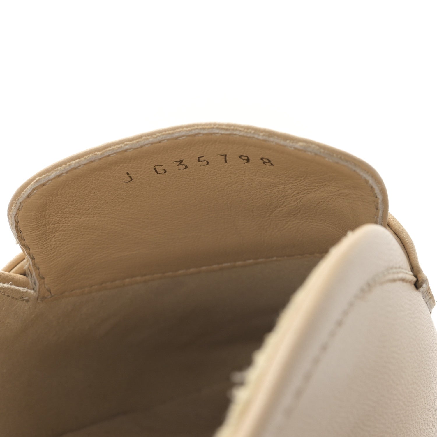 Chanel Lambskin Pearl CC Mules 37 Beige 8 of 8