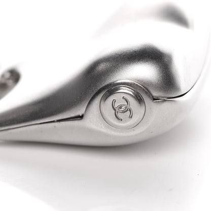 Chanel CC Bag Charm Key Chain Silver 4 of 5