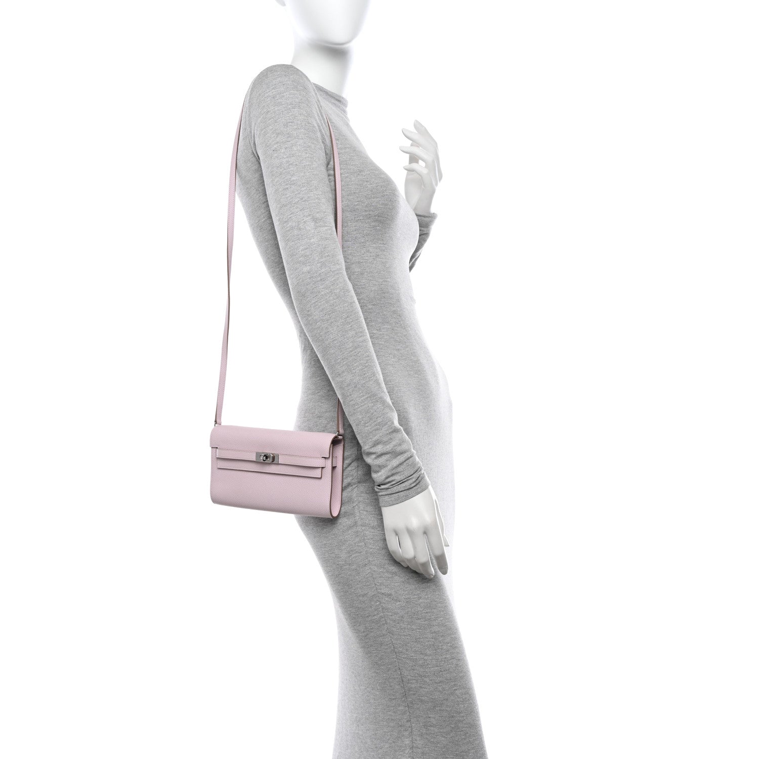 Hermes Epsom Kelly To Go Wallet Mauve Pale 3 of 10