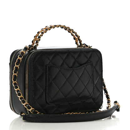 Chanel Caviar Quilted Small Pick Me Up Vanity Case Black 3 of 11