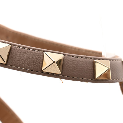 Valentino Garavani Patent Nappa Rockstud Ankle Strap 100mm Pumps 40 Poudre 10 of 11