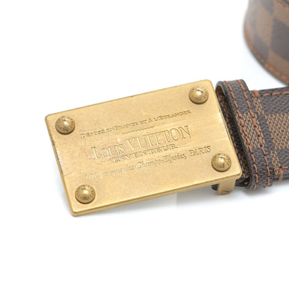 Louis Vuitton Damier Ebene Inventeur Belt 90 36 3 of 12