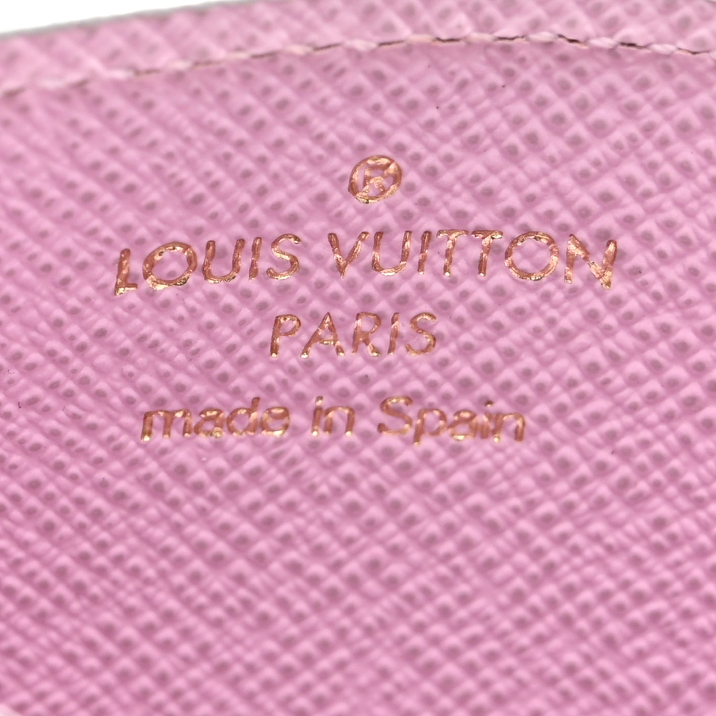 Metallic Monogram LV Garden Card Holder Silver