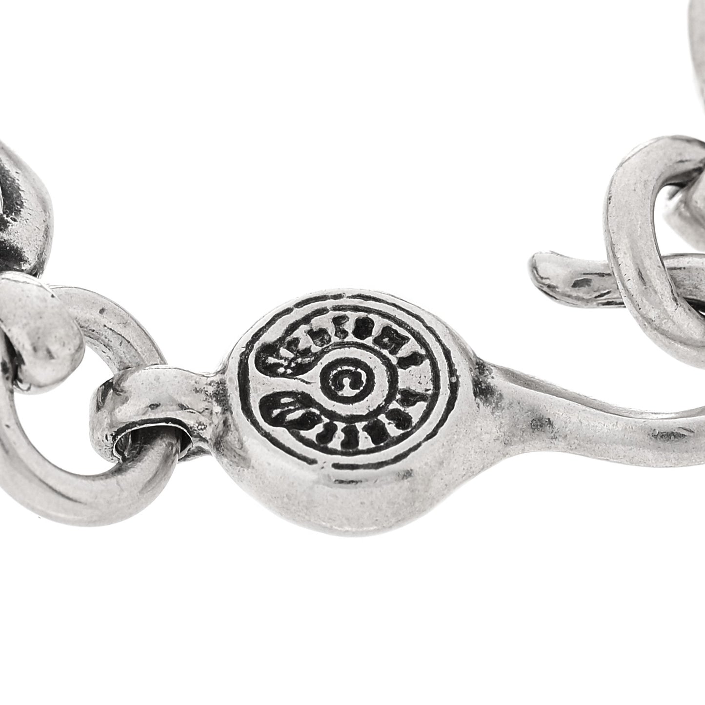 Sterling Silver Symbols Ball Bracelet