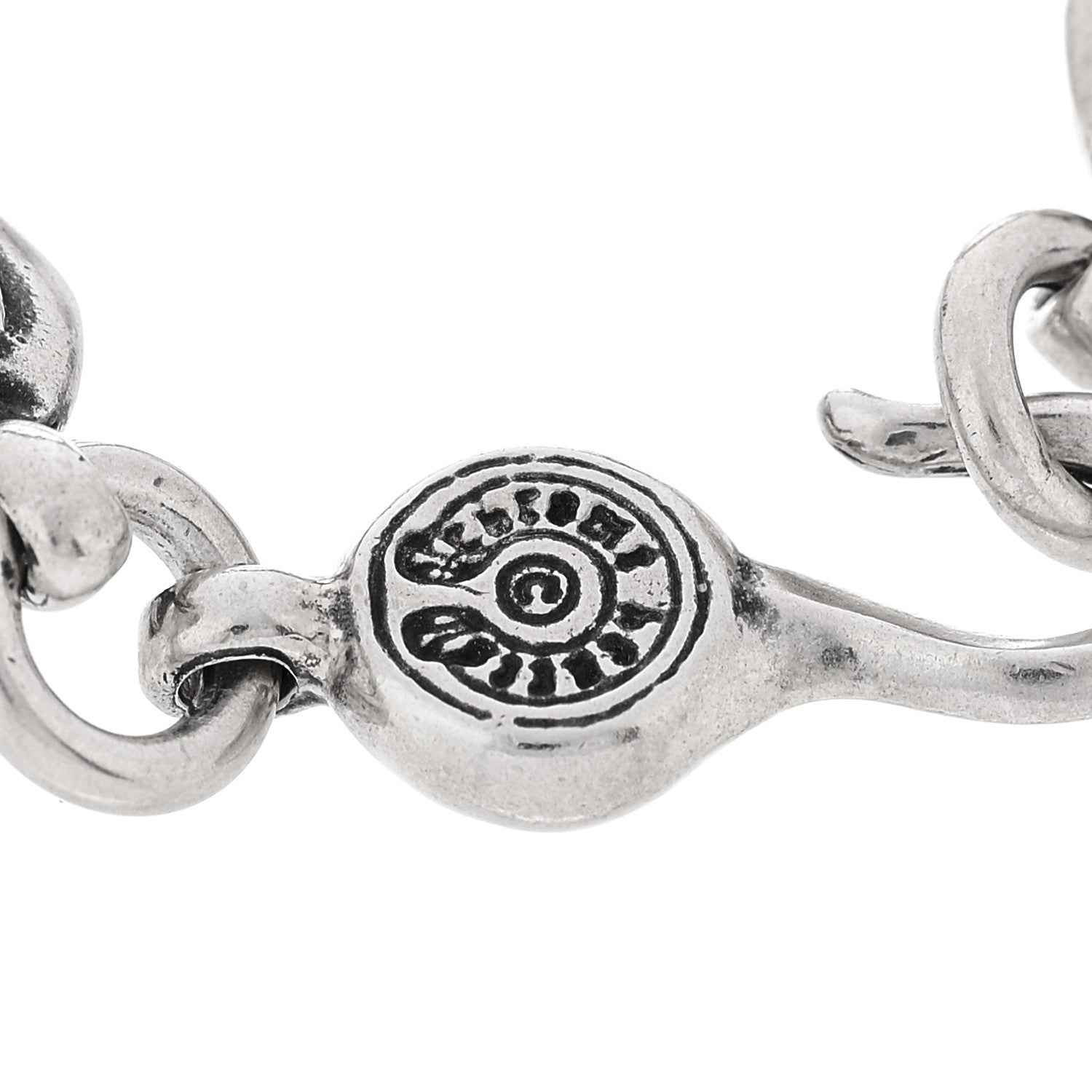 Chrome Hearts Sterling Silver Symbols Ball Bracelet 3 of 3