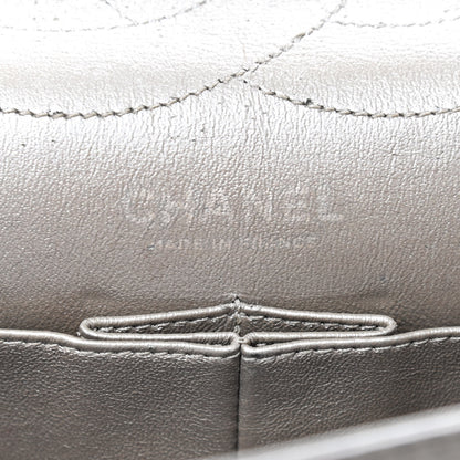 Chanel Metallic Aged Calfskin Quilted 2.55 Reissue 227 Flap Grey 8 of 9