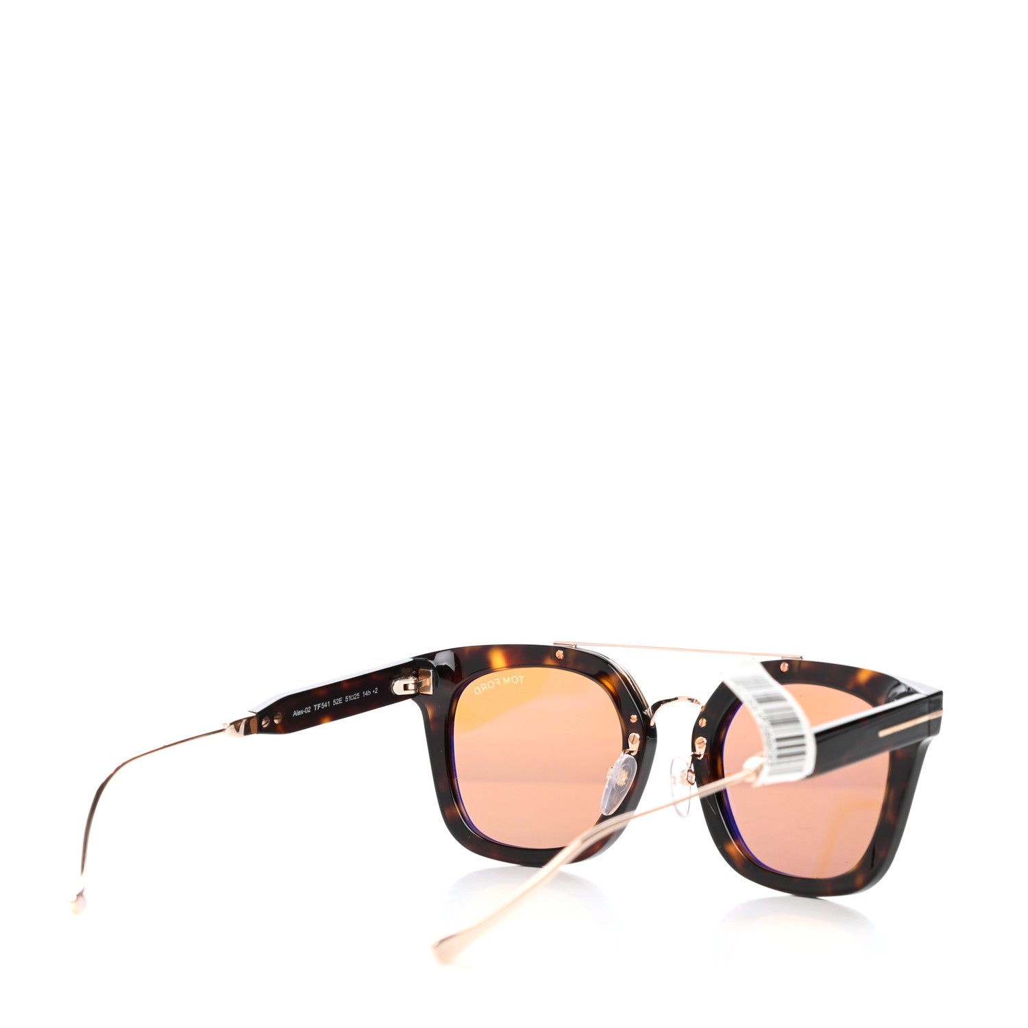 Tom Ford Alex Squared Sunglasses TF541 Tortoise 4 of 8
