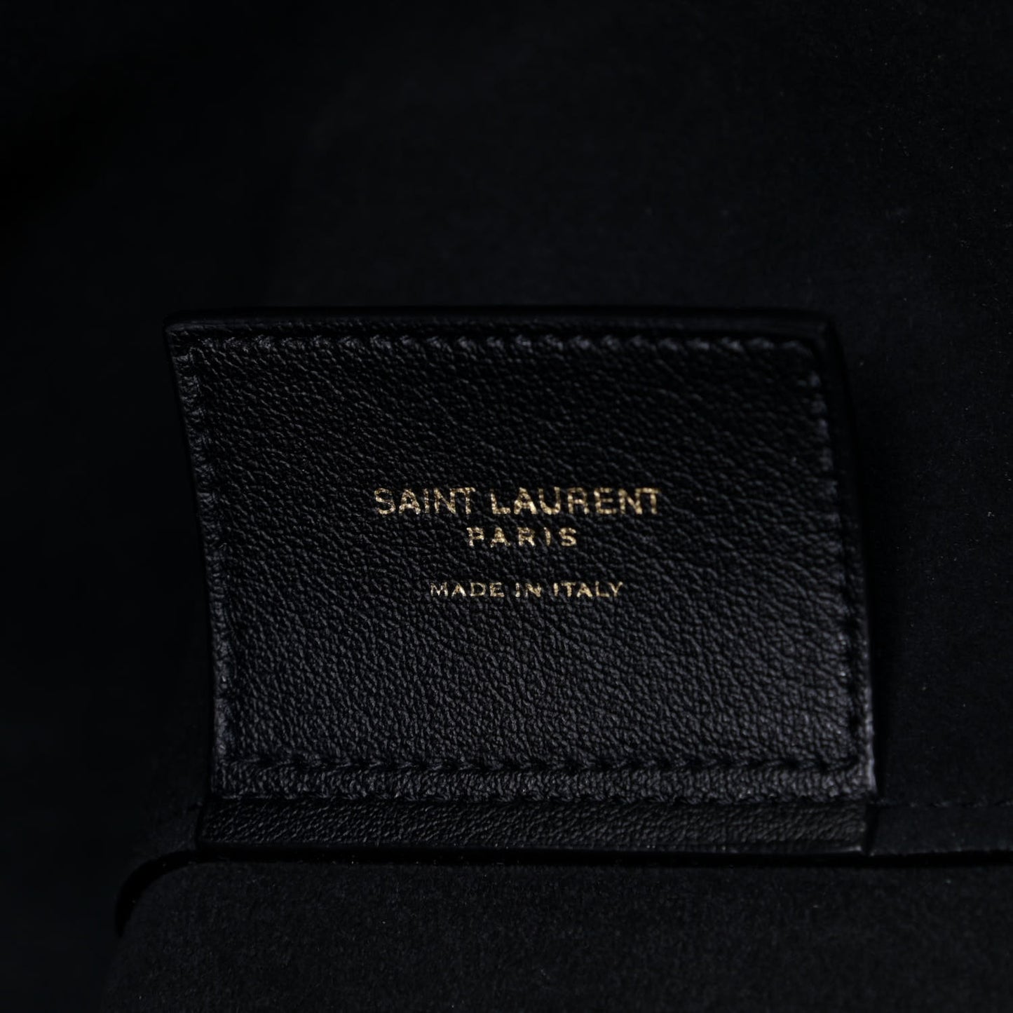 Calfskin Large Shopping Tote Black
