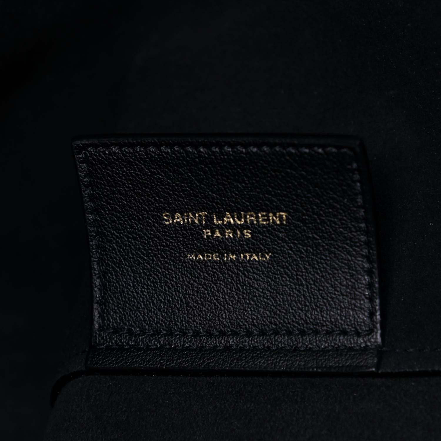 Saint Laurent Calfskin Large Shopping Tote Black 5 of 5