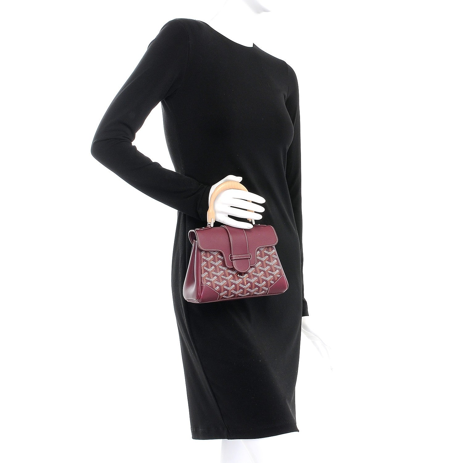 Goyard Goyardine Mini Saigon Burgundy 2 of 13