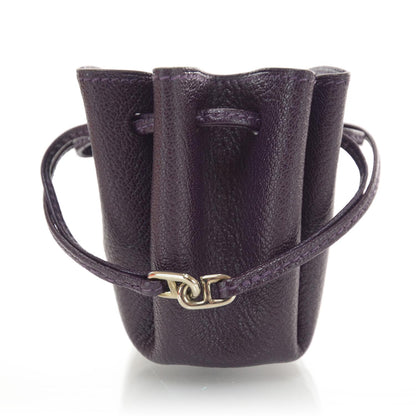 Hermes Clemence Vespa Pouch Raisin 1 of 6