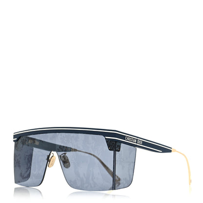 Christian Dior Geometric Diorclub M1U Mask Sunglasses Matte Blue 1 of 9