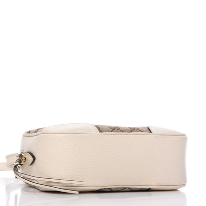Gucci Monogram Dollar Calfskin Mini Bree Messenger Bag Beige Ebony Avoire 4 of 10
