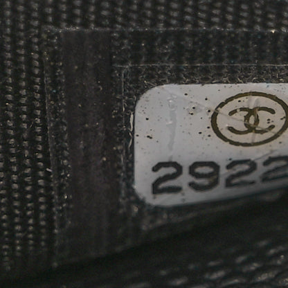 Chanel Caviar Quilted Luggage Tag Black 4 of 5