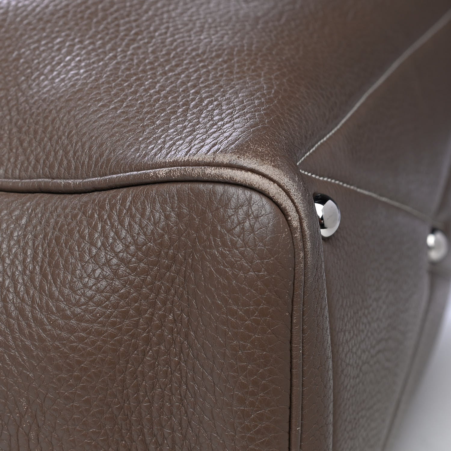 Hermes Taurillon Clemence Victoria II 35 Etoupe 5 of 8