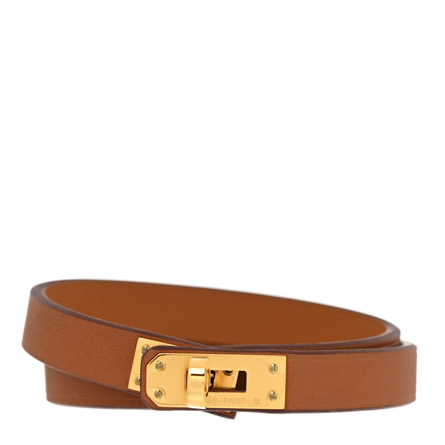 Hermes Swift Mini Kelly Double Tour Bracelet Gold 1 of 6