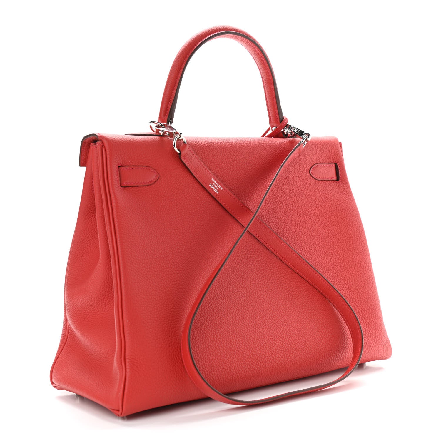 Hermes Togo Kelly Retourne 35 Rouge Casaque 2 of 10