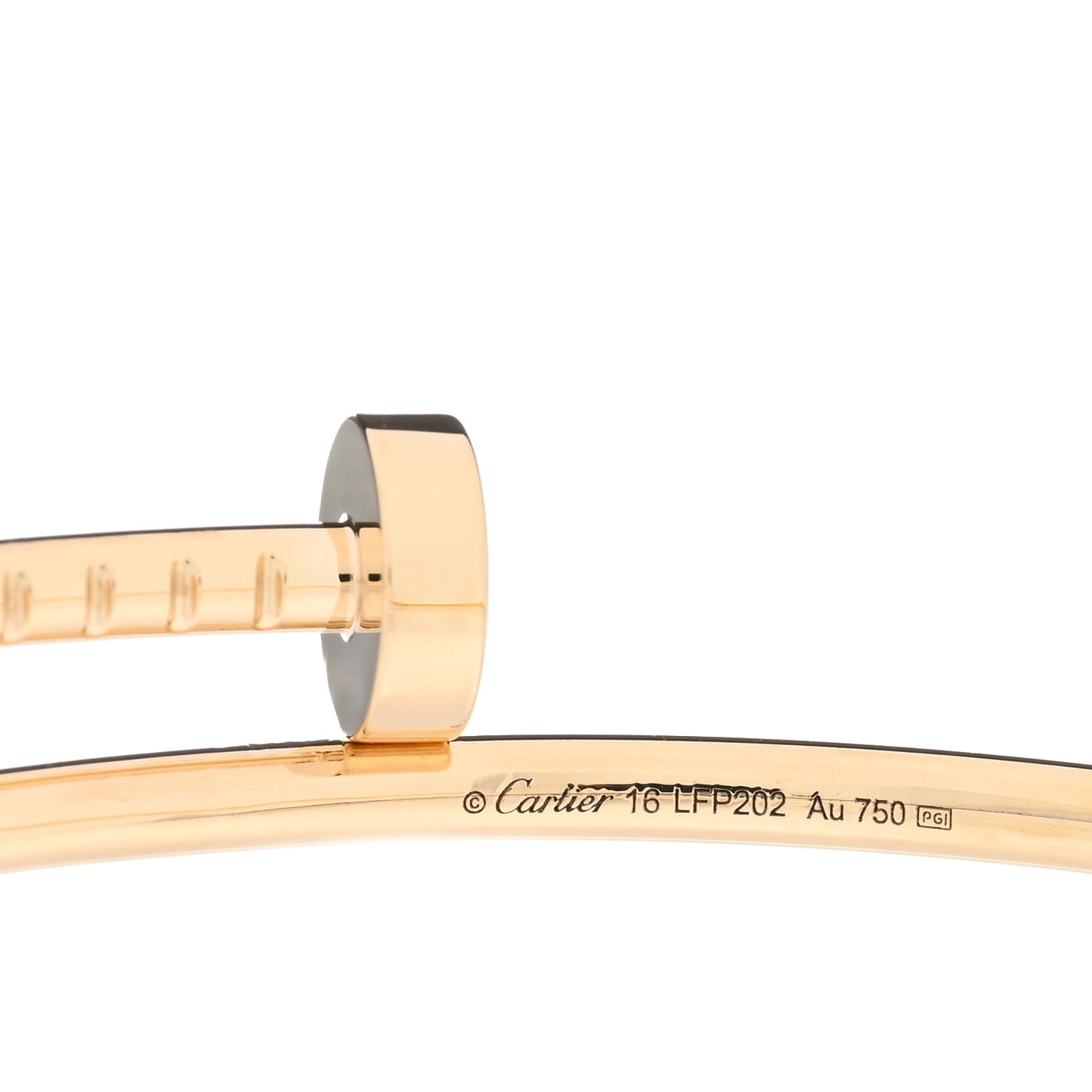 18K Yellow Gold Small Juste Un Clou Bracelet 16