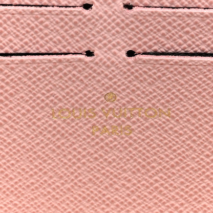 Louis Vuitton Damier Azur Clemence Wallet Rose Ballerine 6 of 6