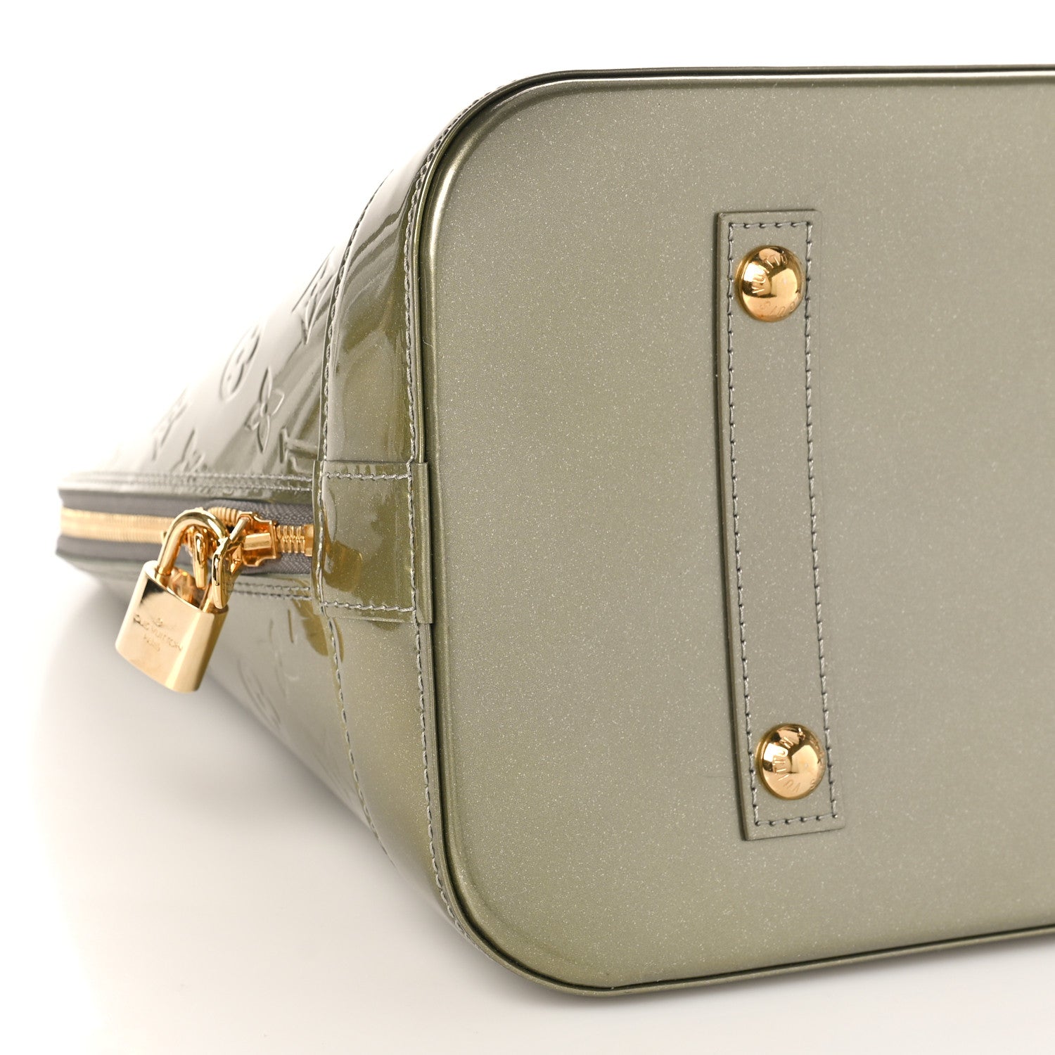 Louis Vuitton Vernis Alma GM Gris Art Deco 7 of 8