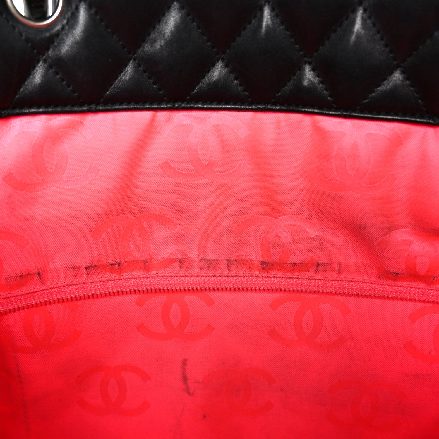 Chanel Calfskin Quilted Large Cambon Tote Black 13 of 13