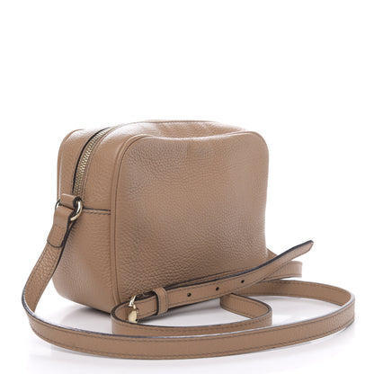 Gucci Pebbled Calfskin Small Soho Disco Bag Rose Beige 3 of 15