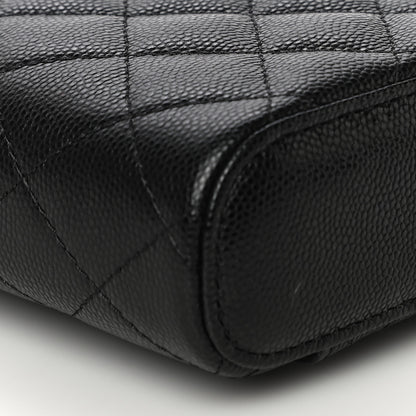 Chanel Caviar Quilted Phone Holder With Chain Black 5 of 11