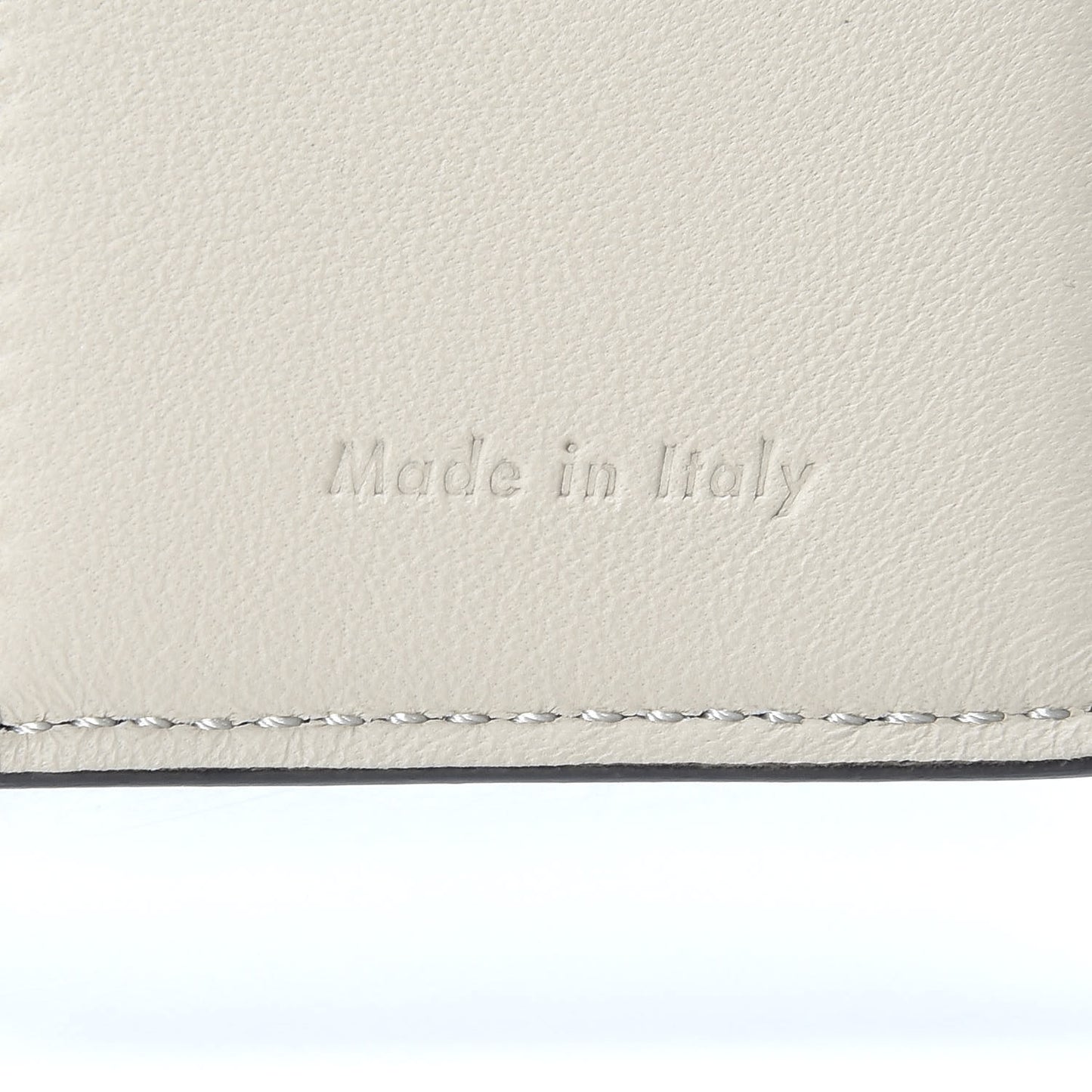 Grained Calfskin Strap Passport Cover Black Chalk