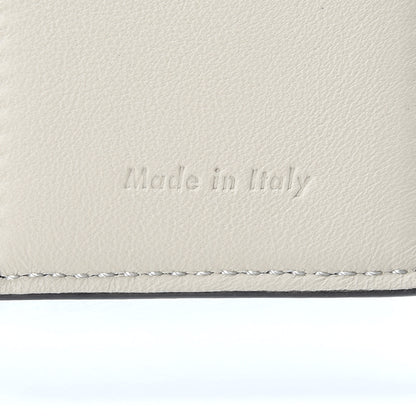 Celine Grained Calfskin Strap Passport Cover Black Chalk 8 of 9
