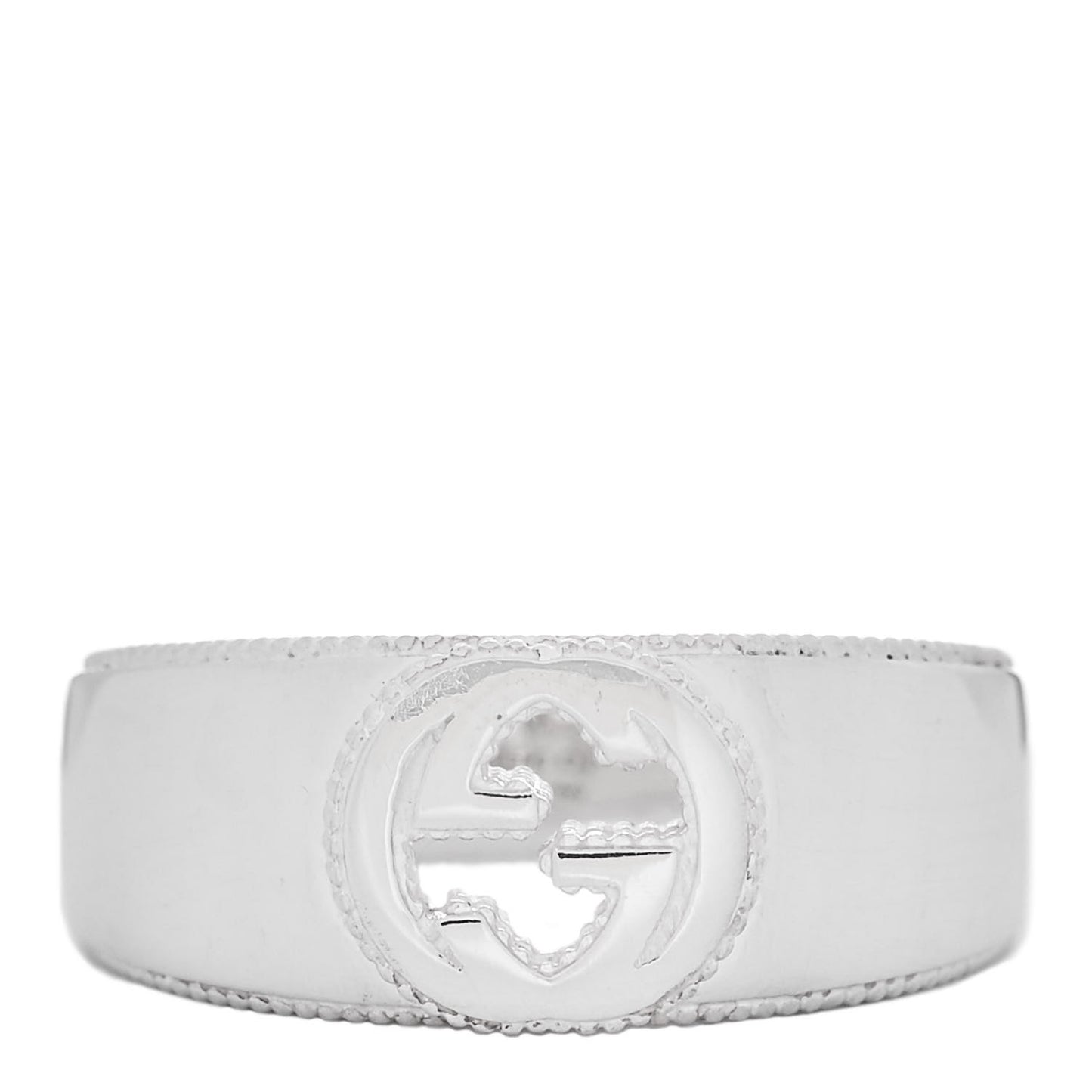 Sterling Silver GG Ring 52 6