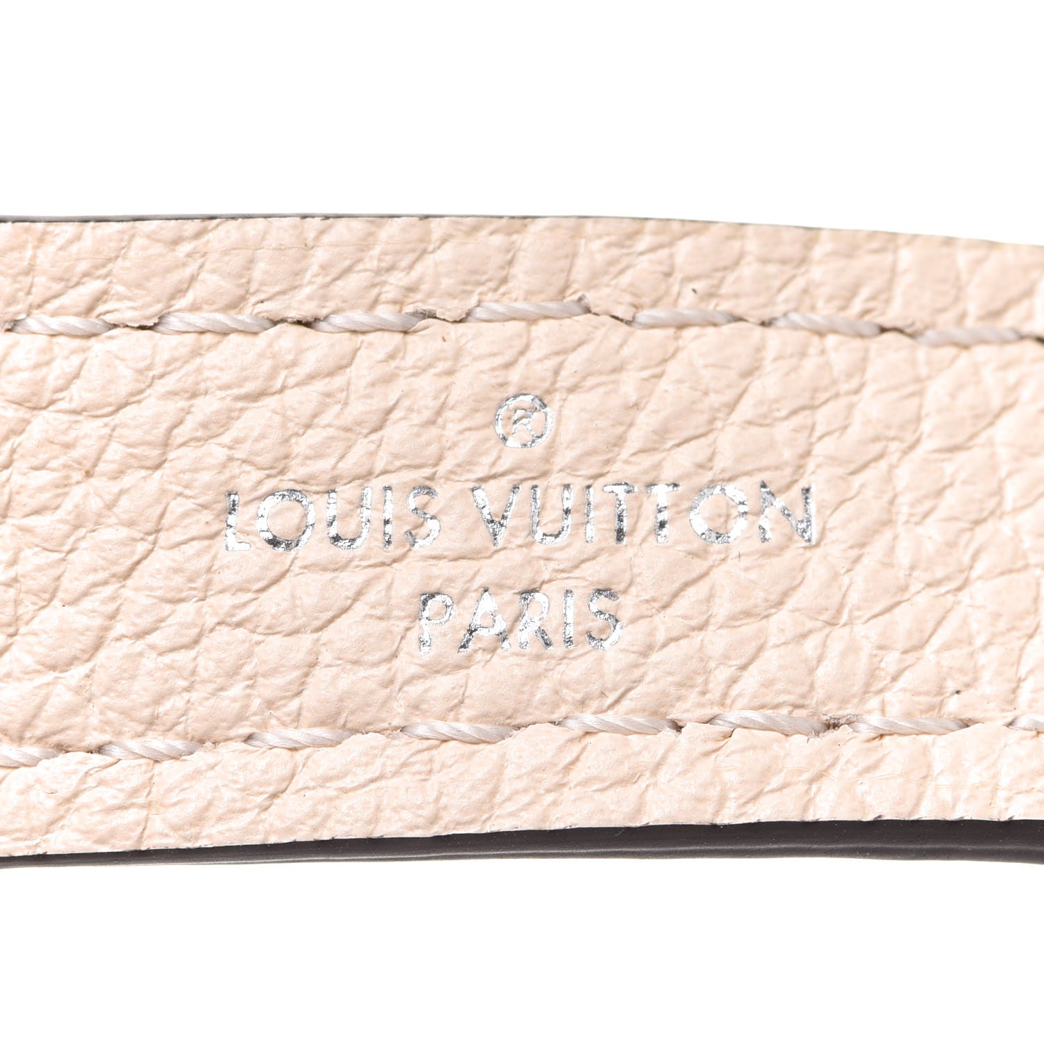 Louis Vuitton Calfskin Flowers Strap Creme 4 of 5