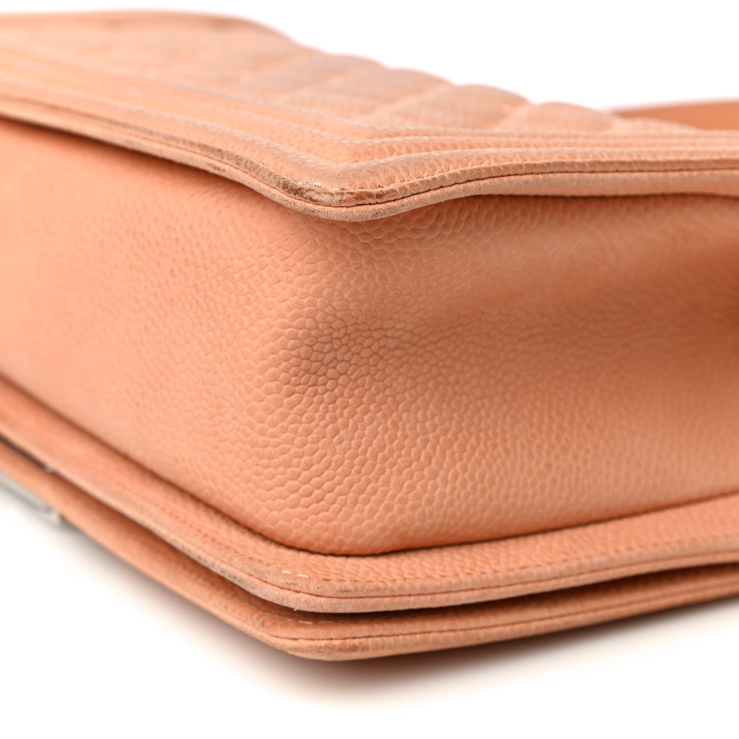 Chanel Iridescent Caviar Quilted Medium Boy Flap Beige 13 of 13