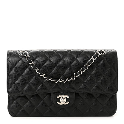 Chanel Caviar Quilted Medium Double Flap Black 1 of 10