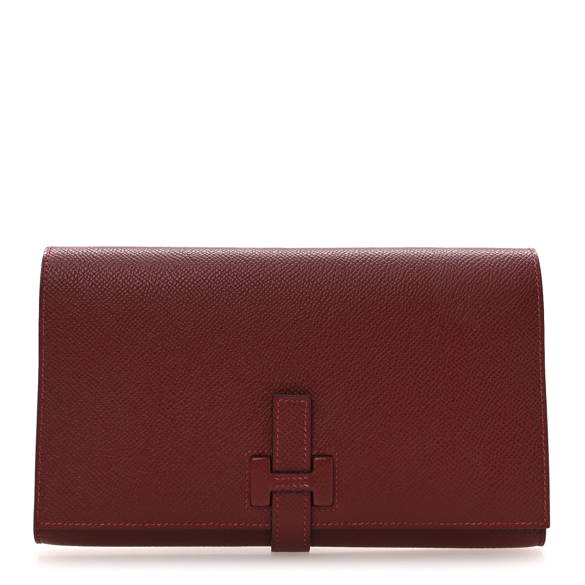 Epsom New H Passant Toutenmain Wallet Rouge H