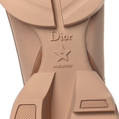 Christian Dior Neoprene Rubber Womens D-Connect Sneakers 39 Nude 6 of 8